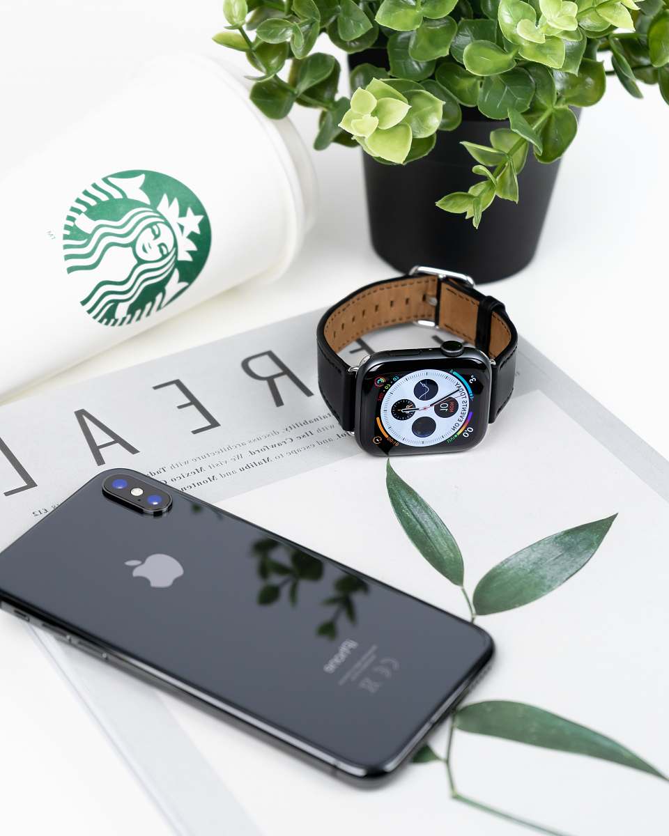 mobile phone space gray iPhone X cell phone